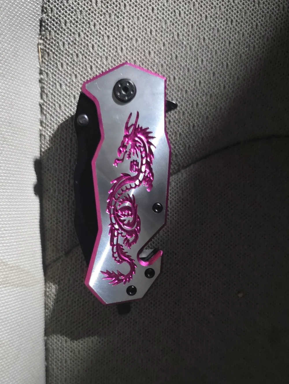 Pink Dragon Pocket Multi-Tool Knife - Unbranded